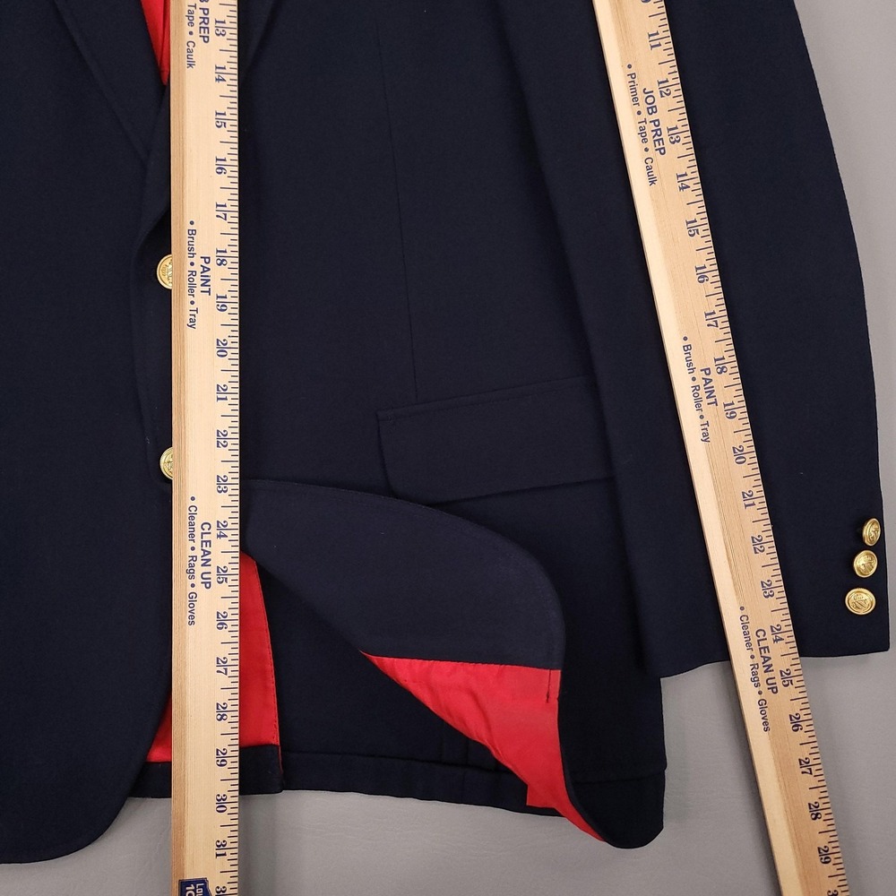 Shefford Anderson-Little Blazer Mens 42 Wool Gold Button Sport Coat Jacket - Picture 14 of 16